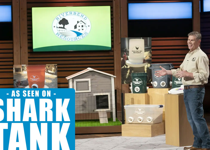 Shark tank chicken waterer
